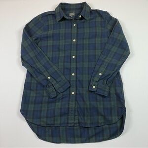 Wilson & Willy’s Flannel Shirt Women’s Medium Black Watch Tartan‎ Plaid Fall